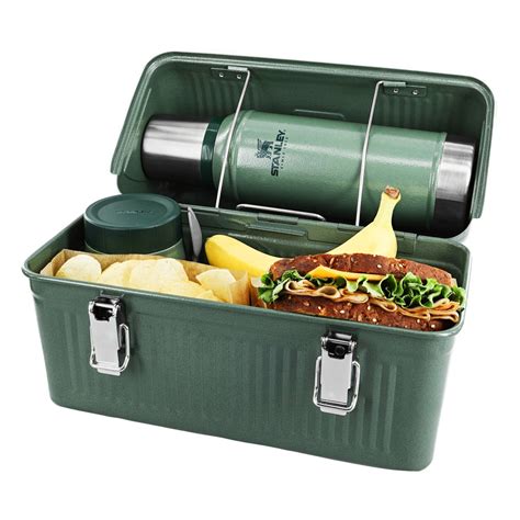 stanley metal lunch box|stanley lunch box with flask.